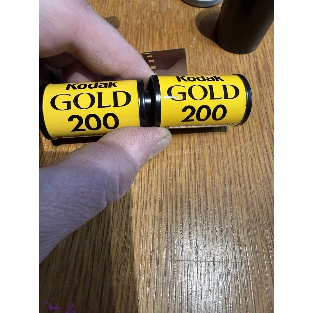 2 Rolls Kodak Gold 200‎ 35mm Color Print Film 24 Exp C-41 DX Loose Canisters